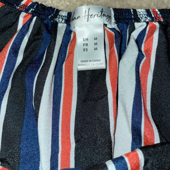 Striped Balloon Top - Medium - Picture 3 of 4